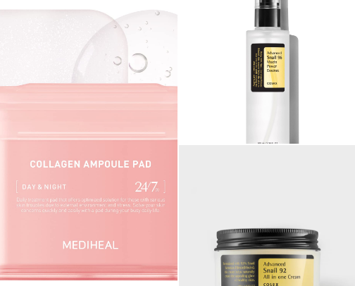 Easy beginner skincare for lazy girls like me ✨ cover photo collage