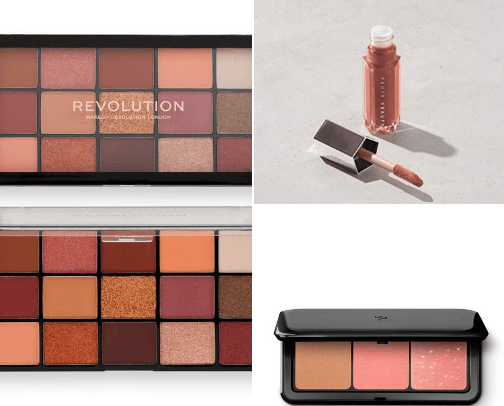 Make up products cover photo collage