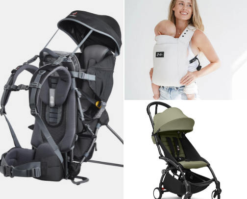 Voyager avec un bébé cover photo collage