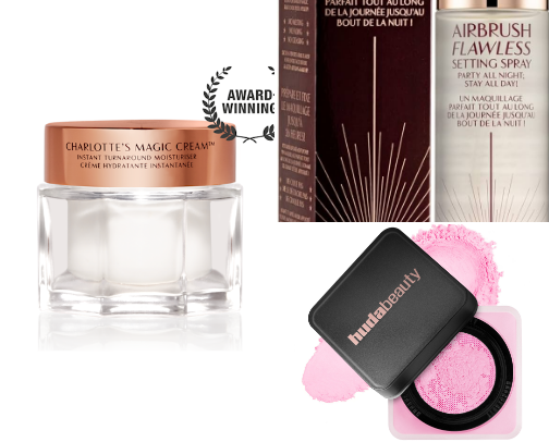 Luxury Beauty Essentials cover photo collage