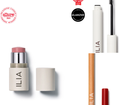 Ilia Beauty🩷 cover photo collage