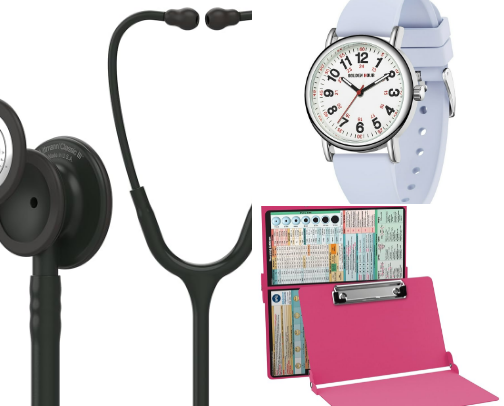Nursing School Starter Pack: Essentials + Sanity Savers cover photo collage