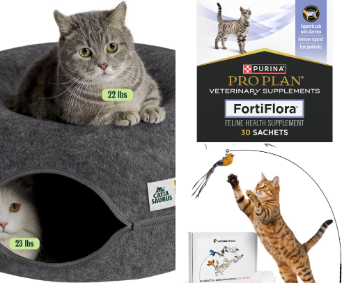 Crucial Cat Care Collection cover photo collage