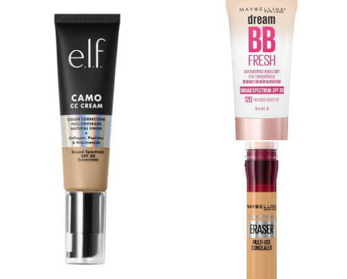 My (affordable) makeup routine cover photo collage