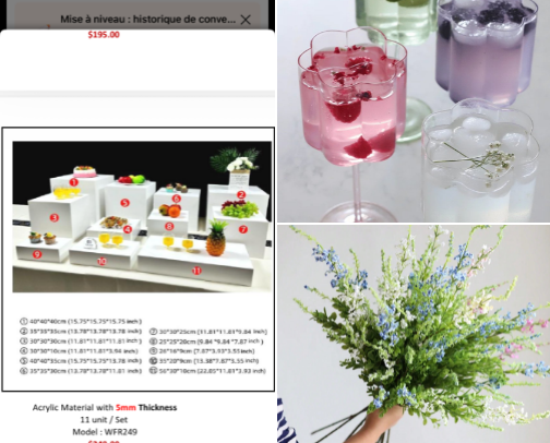 How I host ✨🍸 cover photo collage