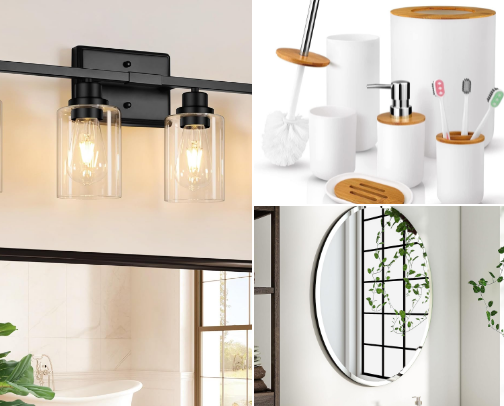 Making My Bathroom Aesthetically Pleasing cover photo collage