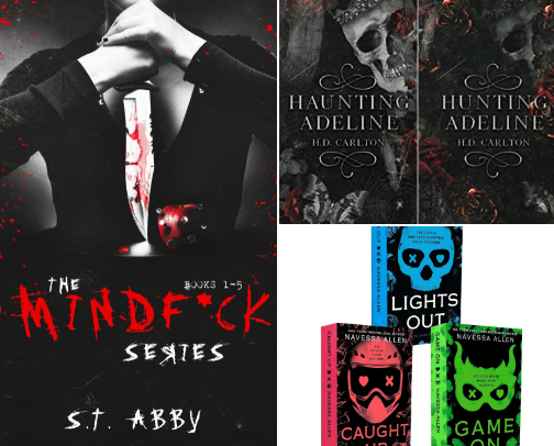 My Romantasy and Dark Romance Books/Novel Recommendations cover photo collage
