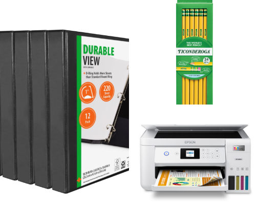 Homeschool necessities as a minimalist homeschool mom cover photo collage