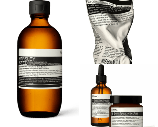 Skincare cover photo collage