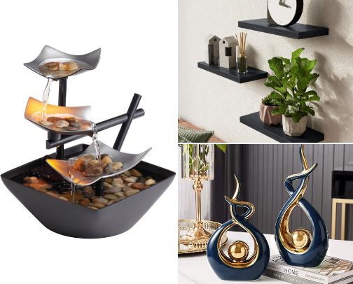 HOME DECORATION TO BEAUTIFY THE LIVING ROOM 🏺🧘 cover photo collage