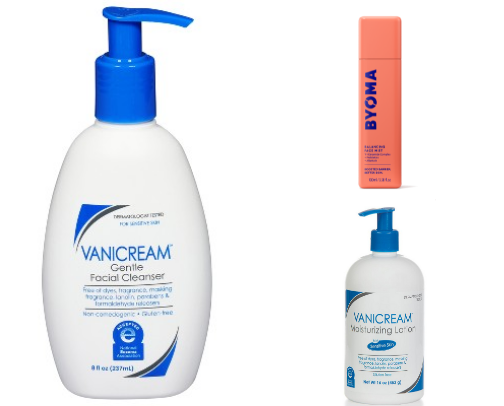 Daily Skincare Recs for Sensitive Skin cover photo collage