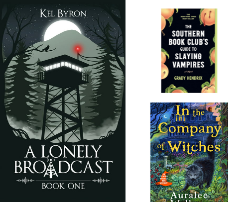 Spooky season reads cover photo collage