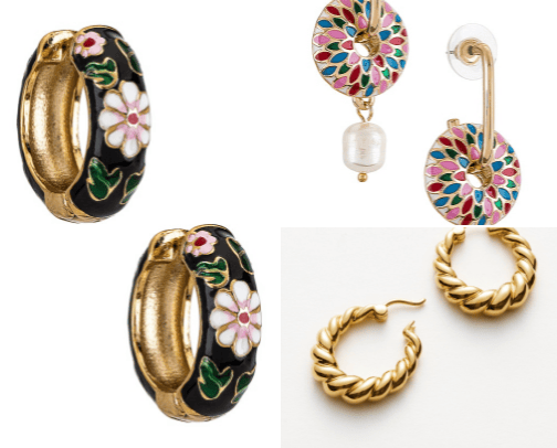Earrings cover photo collage