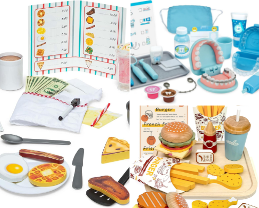 Dramatic Play Toys cover photo collage