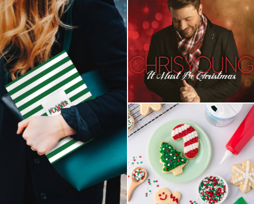 Christmas Joy, Glitter, and Chaos cover photo collage