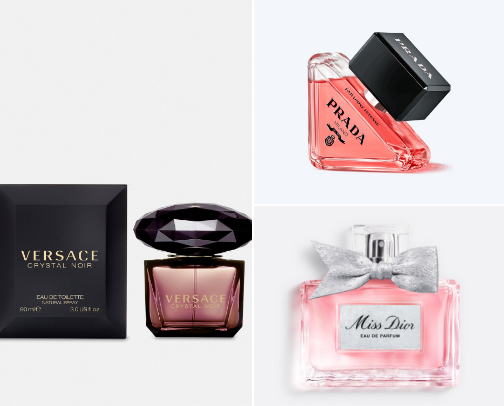 Fragrance faves cover photo collage