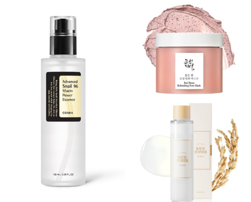 Skincare cover photo collage