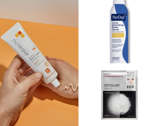 Skincare cover photo collage