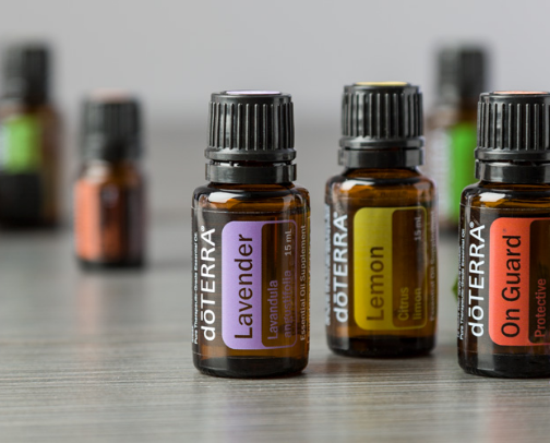 Aroma oils cover photo collage