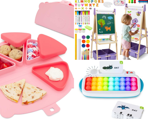 Items my toddler is loving right now! (And things for toddler parents too!) cover photo collage
