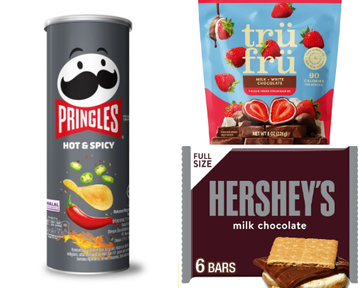 The Snacks I Never Run Out Of... 🍟🍭🍫🍨🍿 cover photo collage