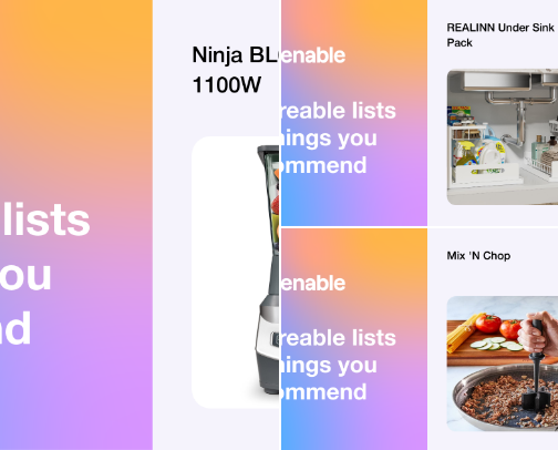 Kitchen items I love! 👩‍🍳 cover photo collage