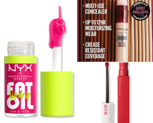 Affordable Drugstore Makeup Products cover photo collage
