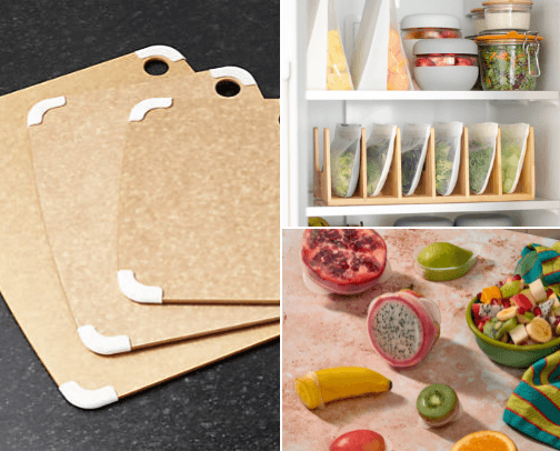 Minimizing Microplastics: Food Storage Resources cover photo collage