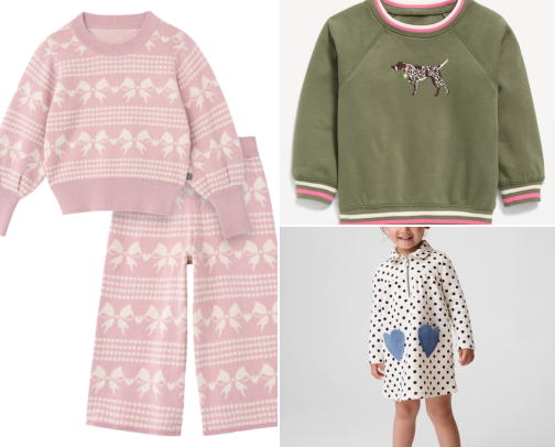 Sweater Weather Looks: Toddler’s Version cover photo collage