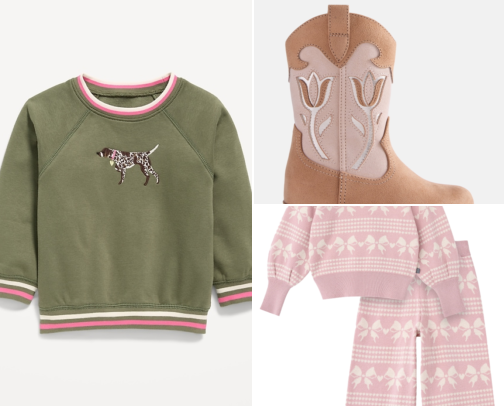 Sweater Weather Looks: Toddler’s Version cover photo collage
