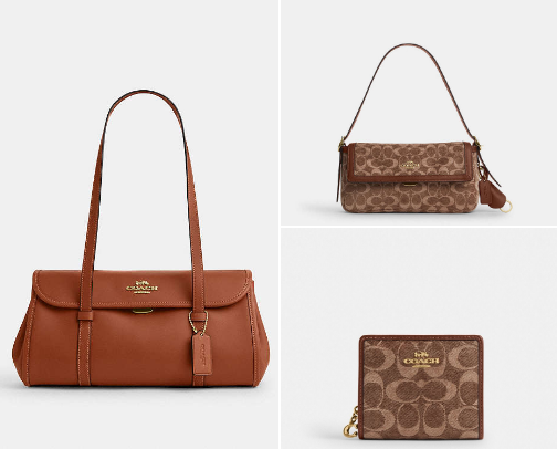 Coach Outlet January Drop Bags cover photo collage