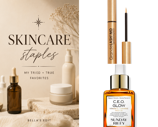 Skincare Staples cover photo collage