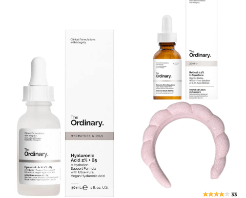 Skincare cover photo collage