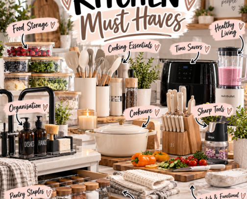 Kitchen Must Haves cover photo collage