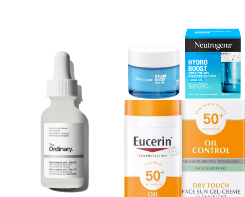 skincare for oily skin cover photo collage