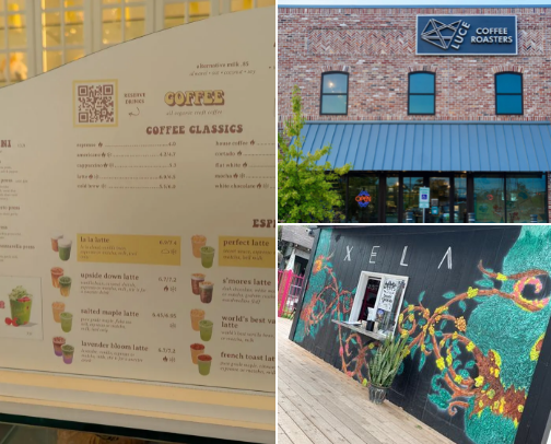 My top coffee shops around Houston 😍 cover photo collage