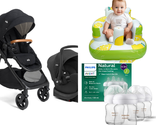 Baby Essentials List cover photo collage