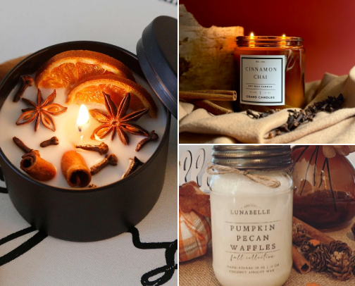 My Top 11 Favorite Fall Candles cover photo collage