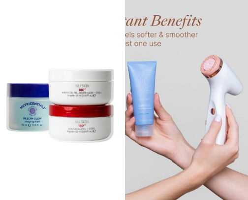 Favorite anti-aging skincare products that every mom needs! cover photo collage