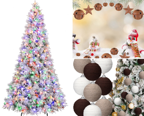 (Rustic-ish) Christmas Decor Essentials cover photo collage
