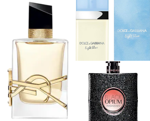 Perfume recommendations cover photo collage