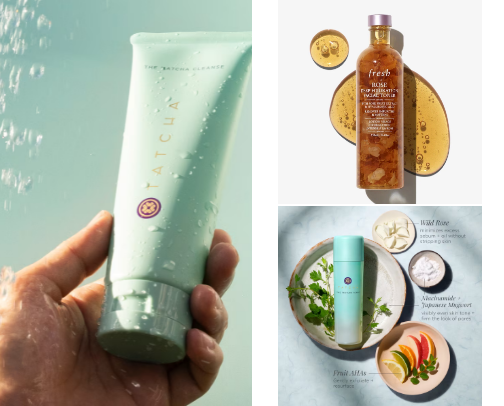 Morning skincare routine🌞🦋 cover photo collage