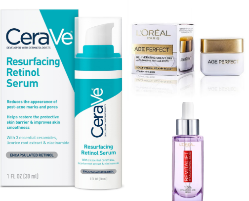 Skincare cover photo collage