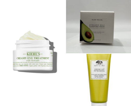 Avocado Beauty Products cover photo collage