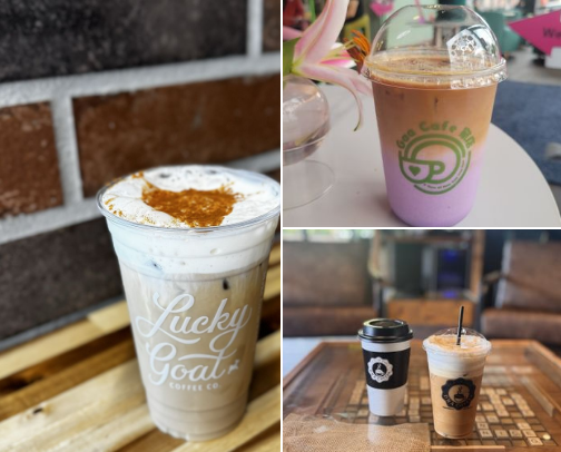 Jax & St Aug coffee shops cover photo collage