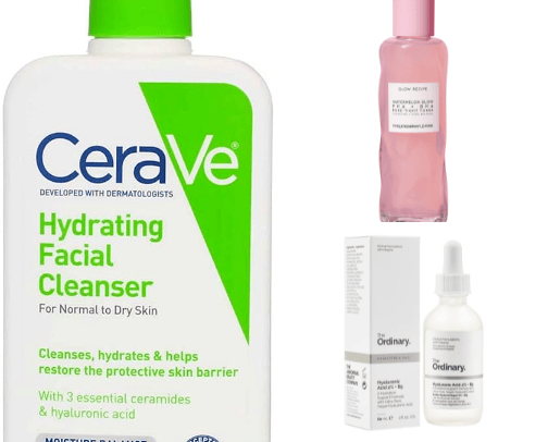 My School Makeup Routine! cover photo collage