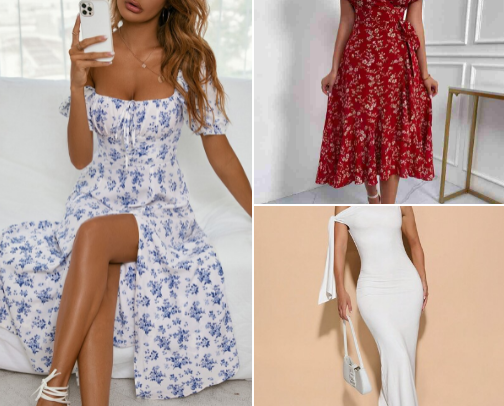 The best dresses in Shein cover photo collage