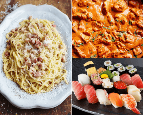 Dishes from Around the World to Cook at Home cover photo collage