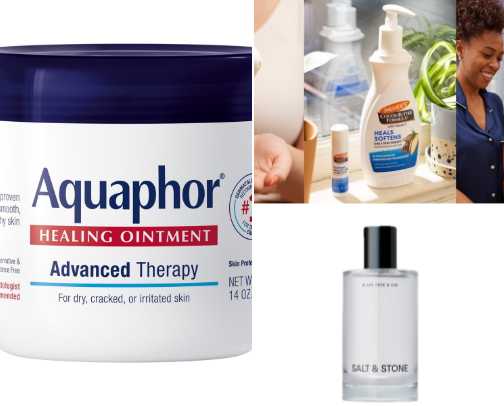 Skincare (eczema, dry, sensitive skin) cover photo collage
