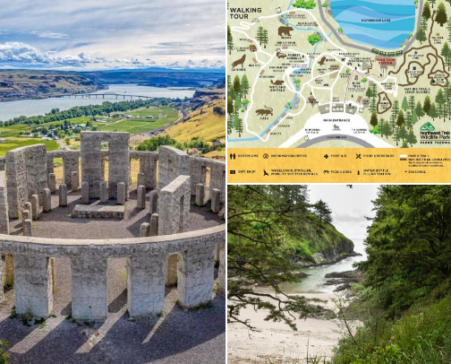 Sightseeing in the PNW cover photo collage